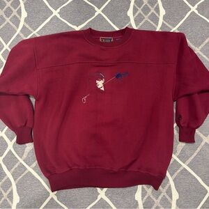 Red Men's Golfer Sweater